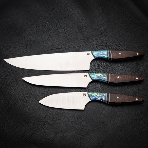 Kitchen Series 3-Piece Set – Abalone Shell & Ringed Gidgee