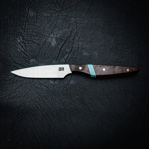 Paring Knife – Tasmanian Blackwood with Trustone Inlay