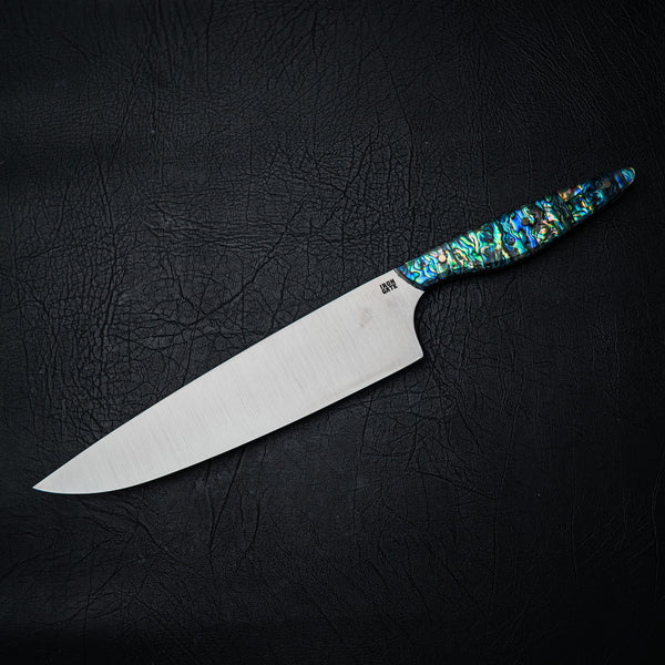 Large Chef Knife – Full Abalone Handle