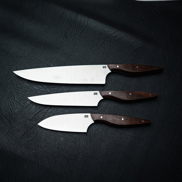 Kitchen Series 3-Piece Set – Ringed Gidgee Handles