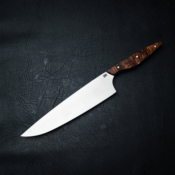 Large Chef Knife – Exotic Ringed Gidgee Handle