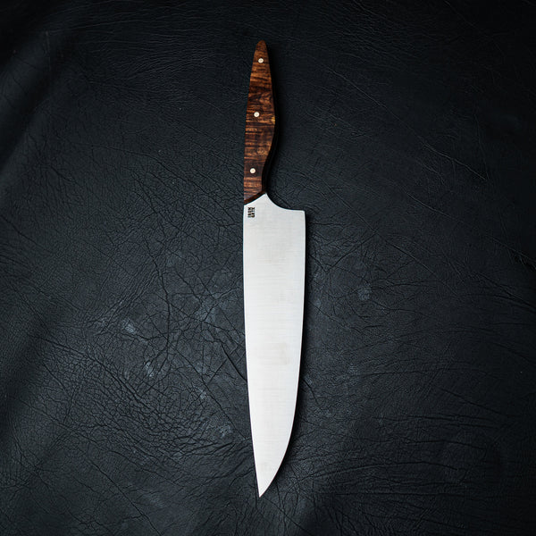 Large Chef Knife – Exotic Ringed Gidgee Handle