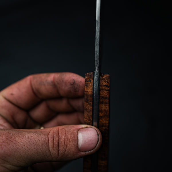 Large Chef Knife – Exotic Ringed Gidgee Handle