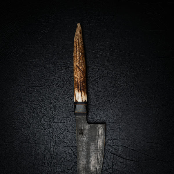 Mini Santoku – Natural Deer Antler Handle