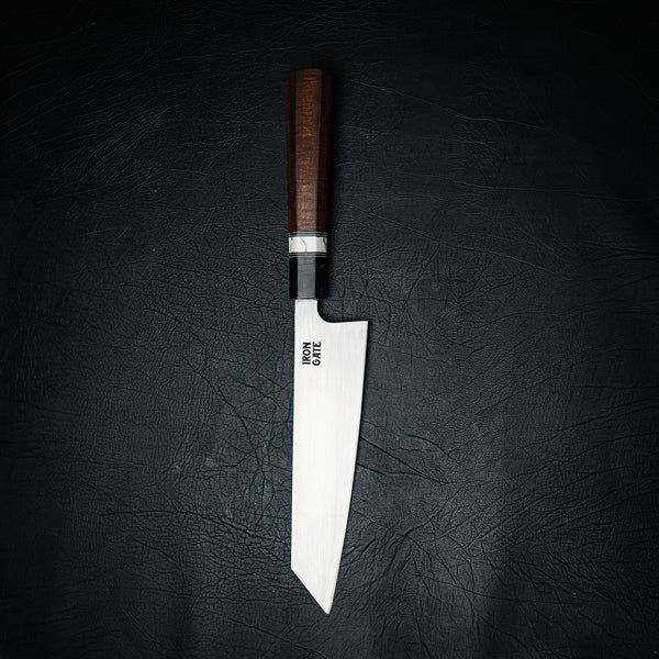 Kiritsuke Kitchen Knife – Buffalo Horn, Trustone & Western Myall Handle