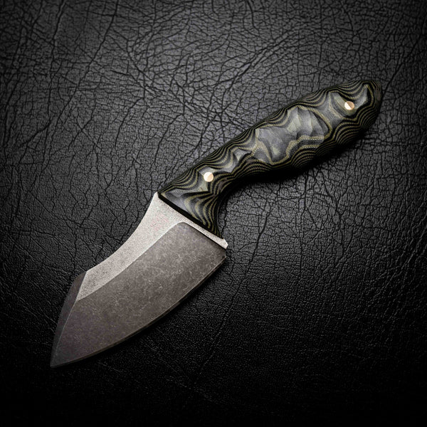 The Talon — Layered Green & Black G10