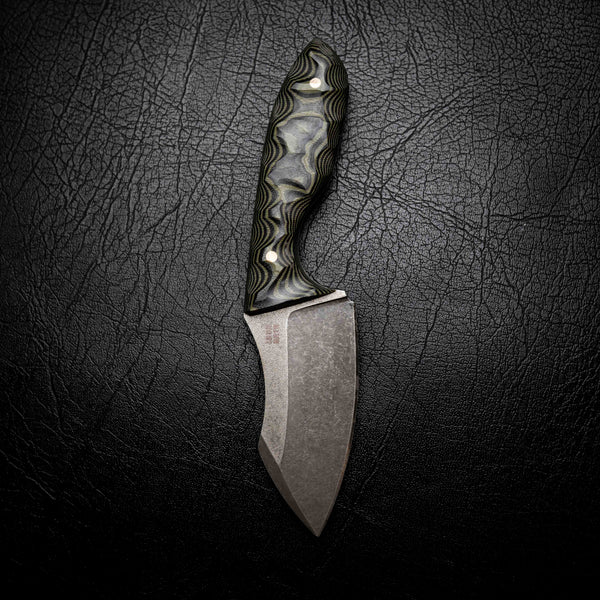 The Talon — Layered Green & Black G10