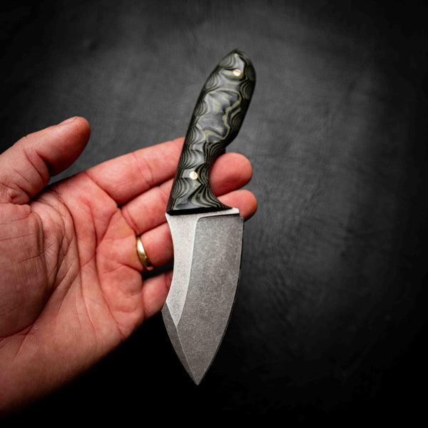 The Talon — Layered Green & Black G10