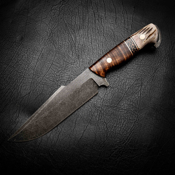 Big Bowie — Tasmanian Blackwood, TruStone & Deer Antler