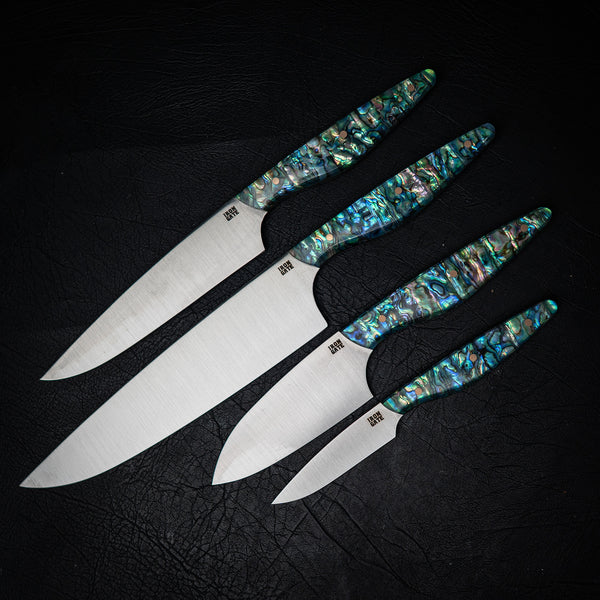 Kitchen Knife Set of 4 — Abalone Handle Series