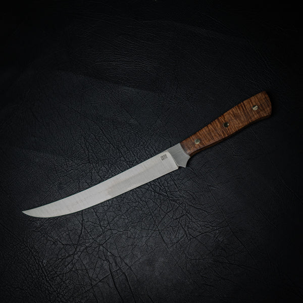 Large Boning/ Fillet Hybrid Knife — Figured Tasmanian Blackwood
