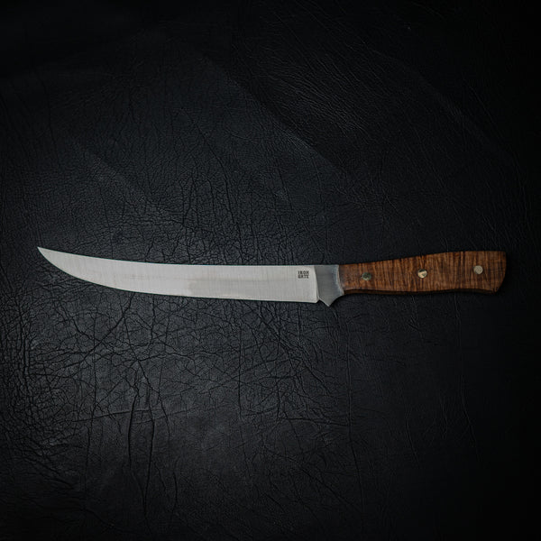 Large Boning/ Fillet Hybrid Knife — Figured Tasmanian Blackwood
