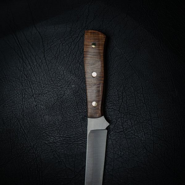 Large Boning/ Fillet Hybrid Knife — Figured Tasmanian Blackwood