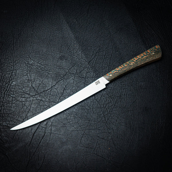 Flexxy Fillet Knife — Dyed Lacewood