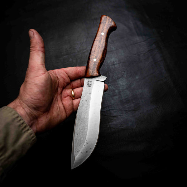 XL Bear — Ringed Gidgee | Acid-Stained Blade