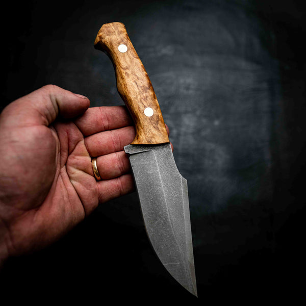 Wide Hunter — Stabilised Spalted Curly Maple