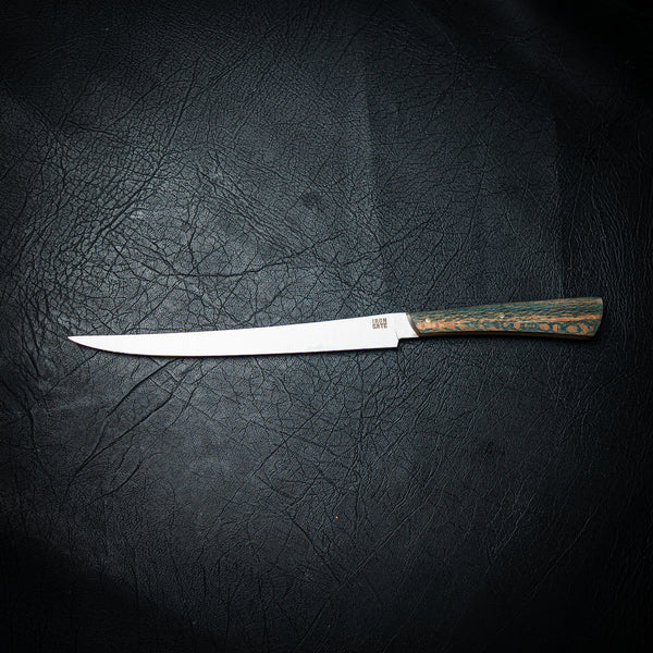 Flexxy Fillet Knife — Dyed Lacewood