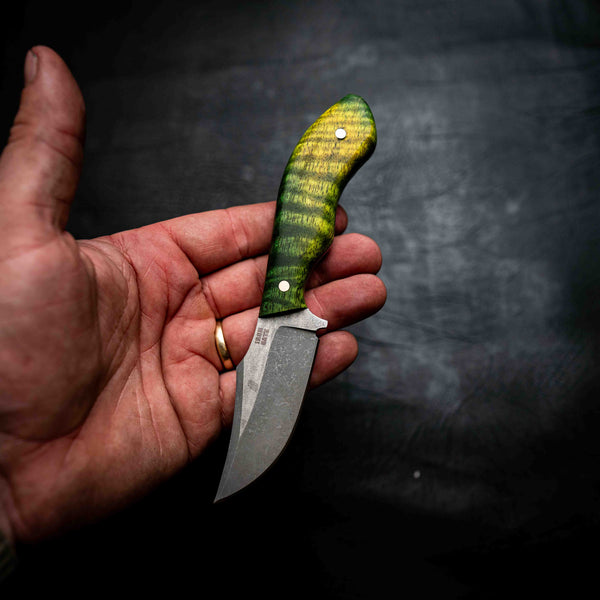 Mini Skinner — Elmax | Lime Green & Yellow Curly Mango