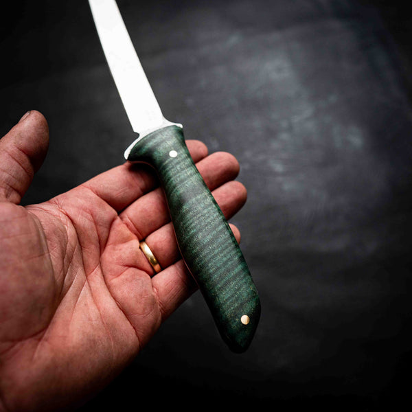 Boning Knife — Dark Green Curly Mango