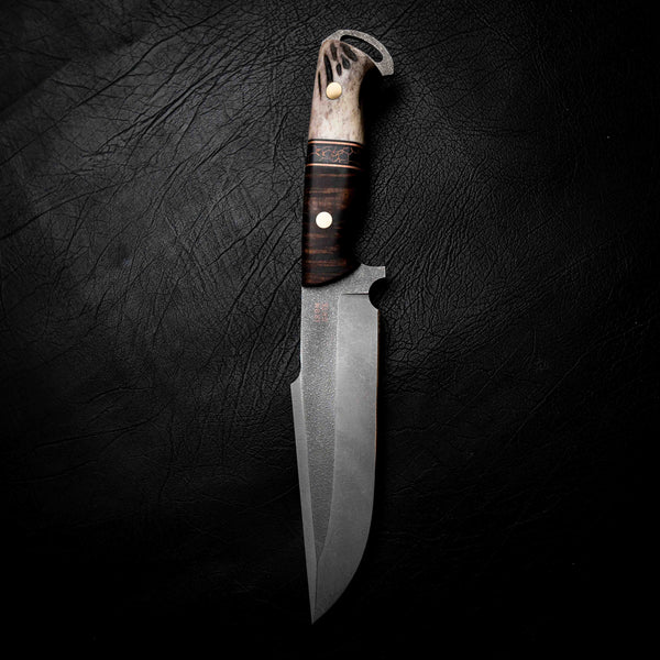 Big Bowie — Tasmanian Blackwood, TruStone & Deer Antler