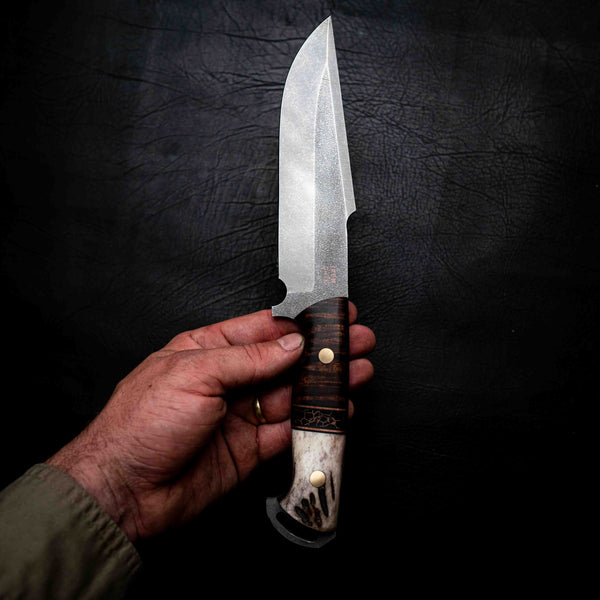 Big Bowie — Tasmanian Blackwood, TruStone & Deer Antler