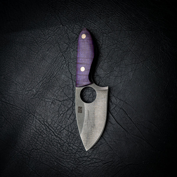 Axis EDC – Purple Dyed Curly Maple