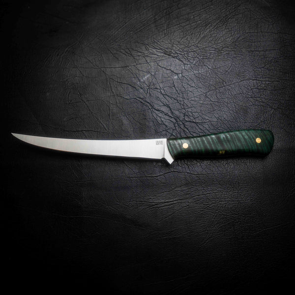 Mako Fillet — Green Dyed Curly Mango