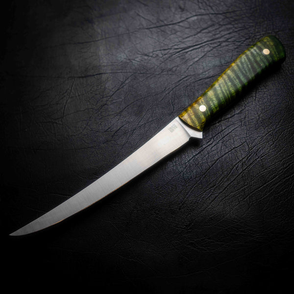 Mako Fillet — Green Dyed Curly Mango