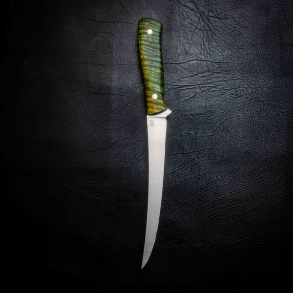 Mako Fillet — Green Dyed Curly Mango