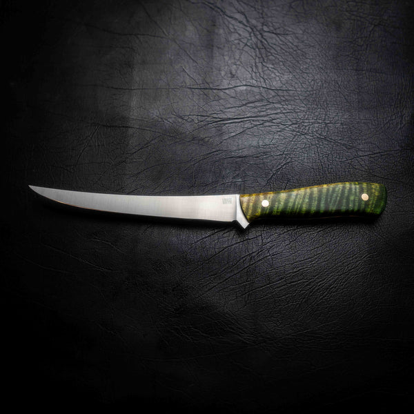 Mako Fillet — Green Dyed Curly Mango
