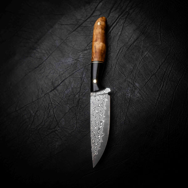 The Ringer — Buffalo Horn, Brass & Spalted Curly Maple