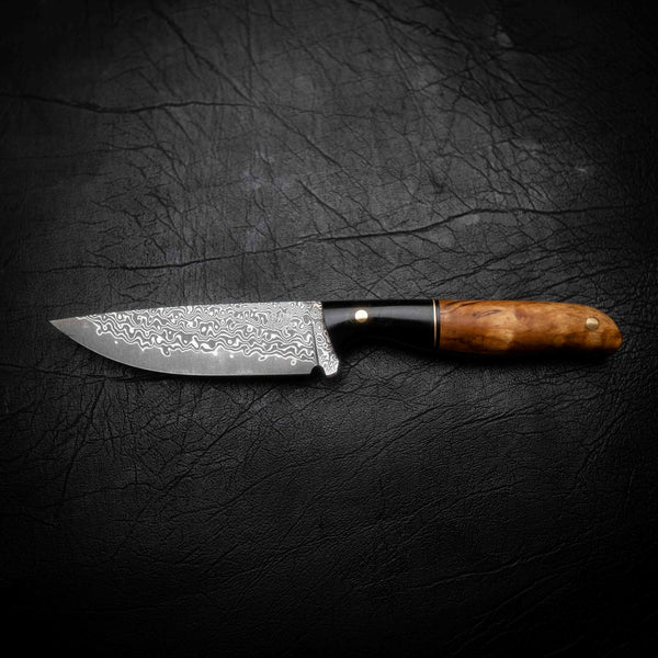 The Ringer — Buffalo Horn, Brass & Spalted Curly Maple