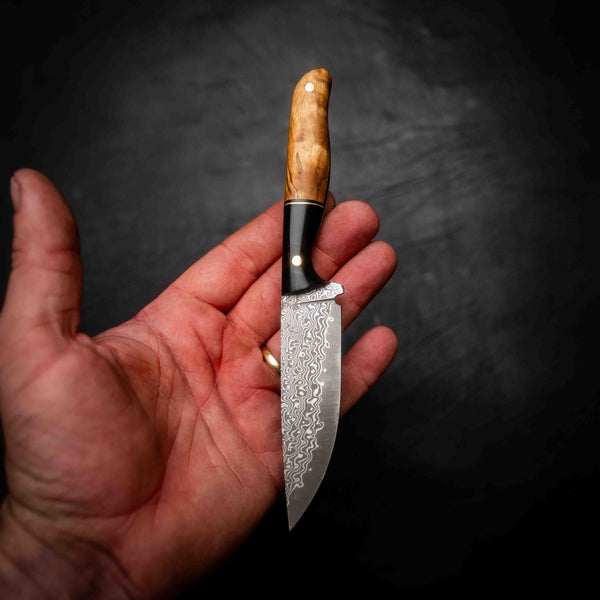 The Ringer — Buffalo Horn, Brass & Spalted Curly Maple