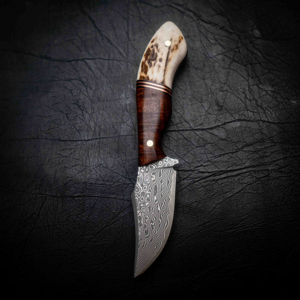 Mini Skinner — Ringed Gidgee, Copper & Deer Antler