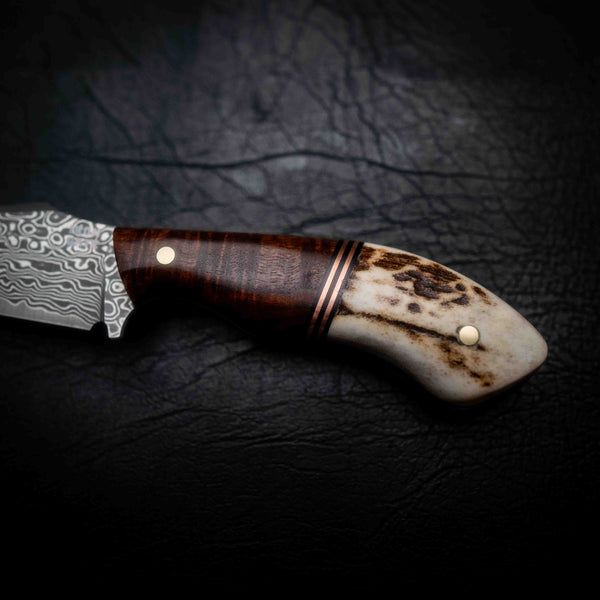 Mini Skinner — Ringed Gidgee, Copper & Deer Antler