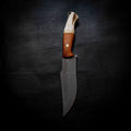 Large Hunter — Afzelia Xylay, Brass, Ivory G10 & Deer Antler