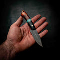 Wedgetail — Black G10, Turquoise TruStone & Amboyna Burl