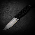 Paracord Utility Knife — Black Paracord