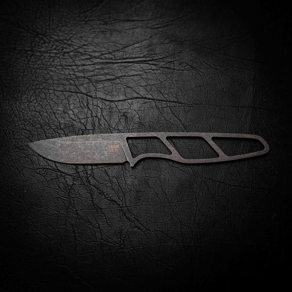 Skeleton Utility Knife — Stonewashed N690