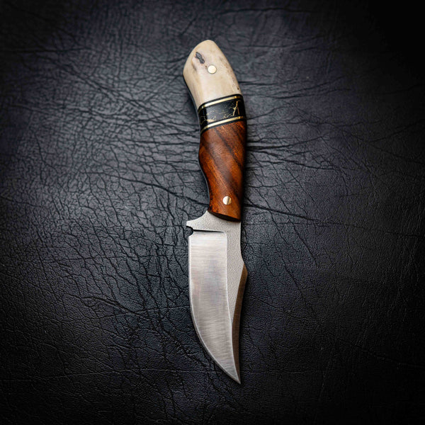 Mini Skinner — Satin | Ringed Gidgee, TruStone & Deer Antler