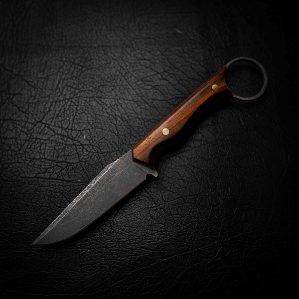 The Crow — Cocobolo with Orange & Black G10