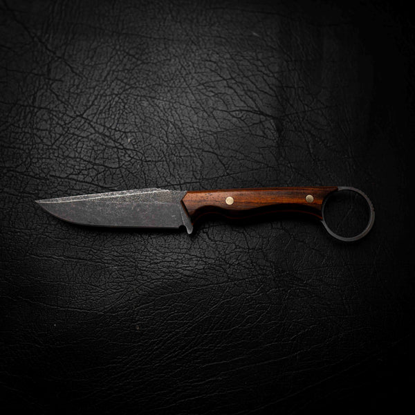 The Crow — Cocobolo with Orange & Black G10