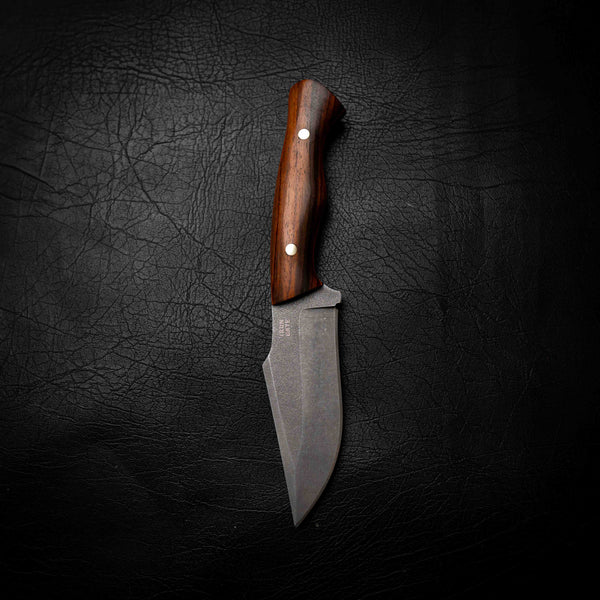 Wide Hunter — Cocobolo with Orange & Black G10