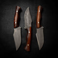 Wide Hunter — Cocobolo with Orange & Black G10