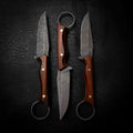 The Crow — Cocobolo with Orange & Black G10