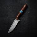The Ringer — Red Mallee Burl, York Gum Burl, Blue Trustone & White G10