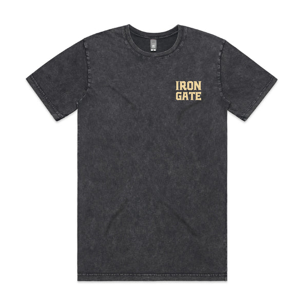 Stone Wash Tee – Black