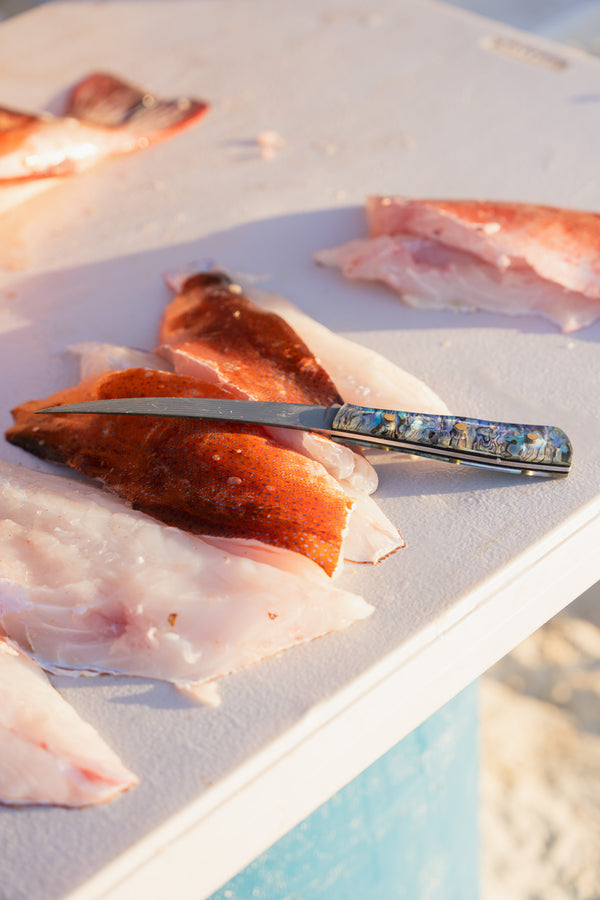 Pre-Order — Abalone (Paua) Saltwater Boning/Fillet Knife