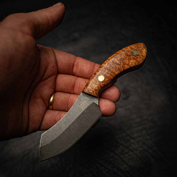 Notch — Stabilised Afzelia Xylay — View 5 | Iron Gate Knives