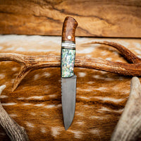 Bushcraft — York Gum Burl, TruStone & Abalone